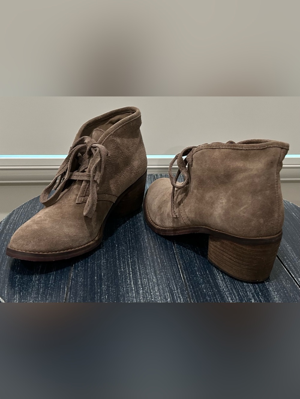 Carlos Santana Suede Booties